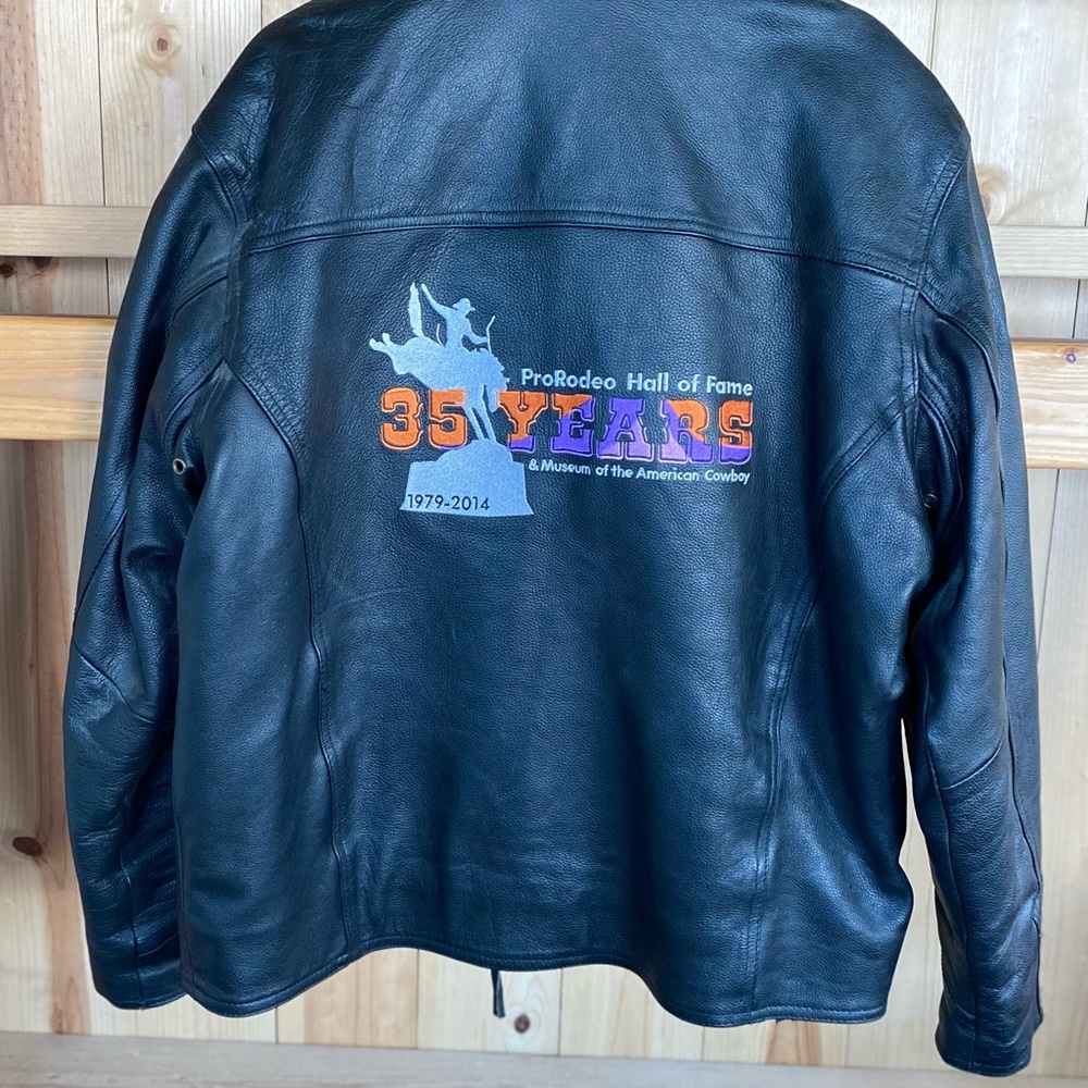Rare, leather, Pro Rodeo Hall of Fame jacket